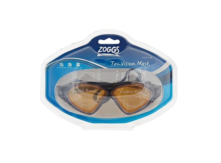 Zoggs | Tri-Vision Mask Uimalasit Kuparinvärinen linssi | Musta kehys 