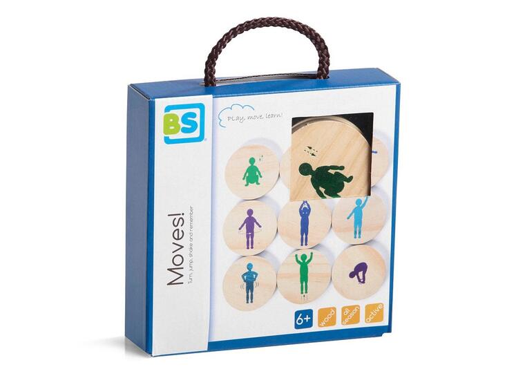 BS Toys | Tanssipeli 18 Kiekkoa | Säilytyspussi | Ohjeet 