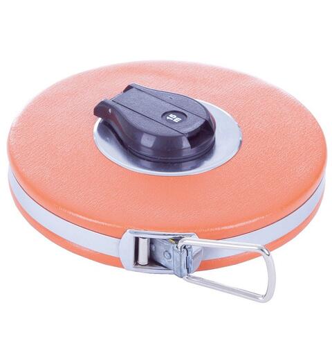 Fibreglass Tape Measure,  single sided, 10 m