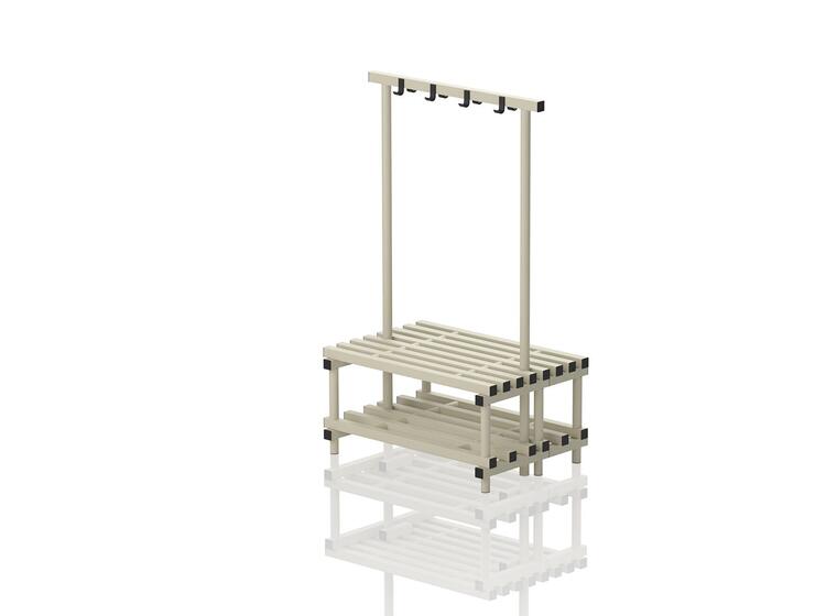 Henkaripenkki märkätiloihin 200 cm Beige 100 cm 