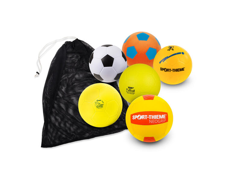 Jalkapallosetti Soft-Play 6 erilaista palloa 