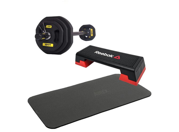 Reebok | Kotitreenisetti Steppilauta, rep set sekä matto 
