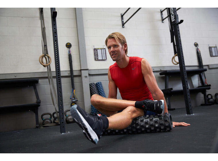 RumbleRoller Foam Roller Svart 15 x 77,5 cm | Ekstra fast 