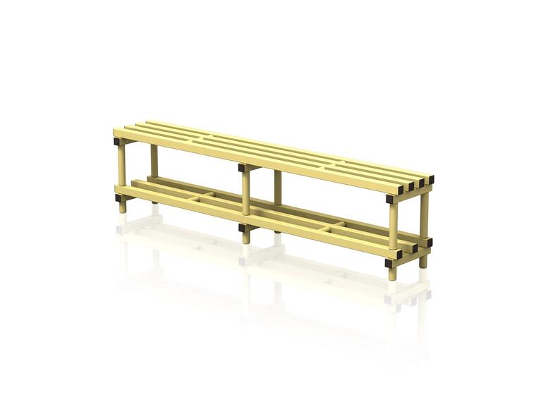 Single benches 200 cm Yellow 35 