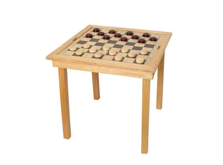 Spieltisch "Schach, Dame & Ludo" 
