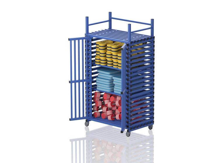 T(XL) with top rack Blue 