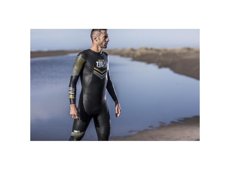 Våtdrakt herre ZEROD Vanguard M/Large Triathlon | Open Water - Svart/Gul 