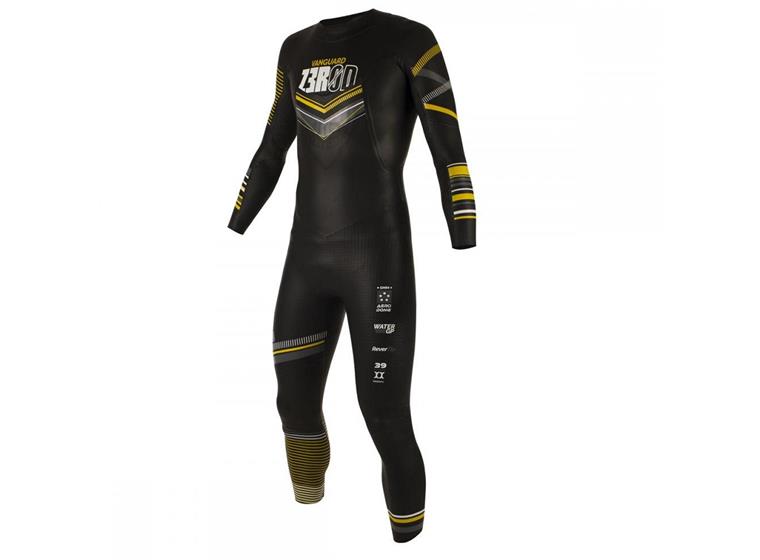 Våtdrakt herre ZEROD Vanguard XS Triathlon | Open Water - Svart/Gul 