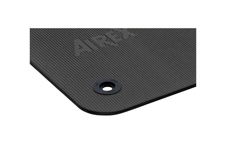 Airex Fitline | 140 x 60 x 1 cm Harmaa | Jumppamatto Ripustusrei'illä