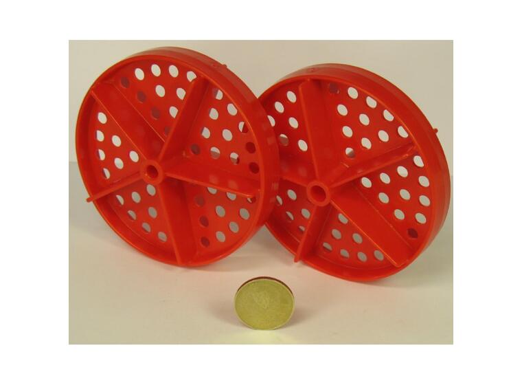 Banetau Vinger 100mm Röd Vingesett (1/1+1/2) 