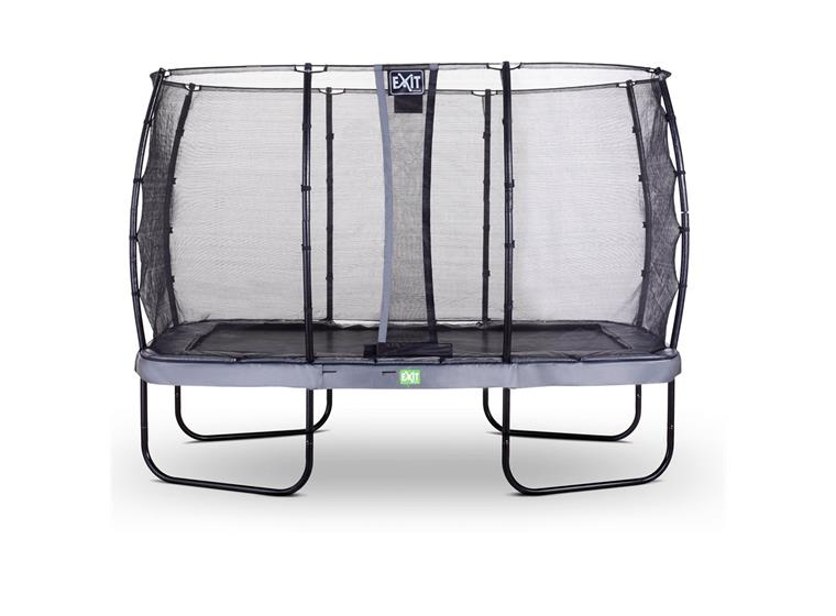EXIT | Elegant Premium Trampoliini 244 x 427 cm | Harmaa