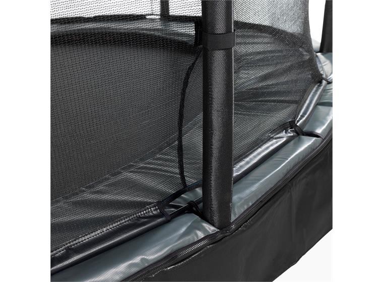 EXIT | Elegant Premium Trampoliini 266 x 437 cm | Musta