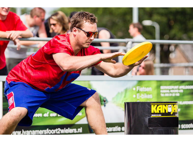 KanJam® Frisbeepeli | 4 henkilöä Aktiviteetti kouluun ja vapaa-aikaan 