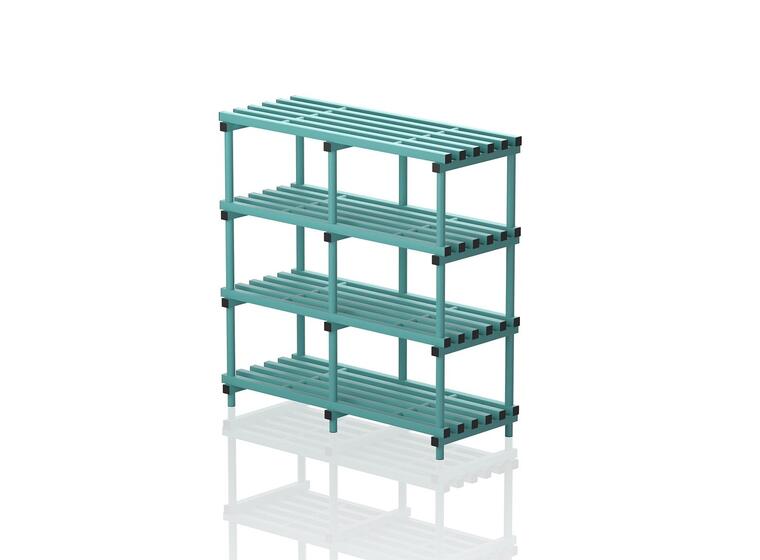 Vendiplas | Hylly 150x153x60 cm | Vihreä 