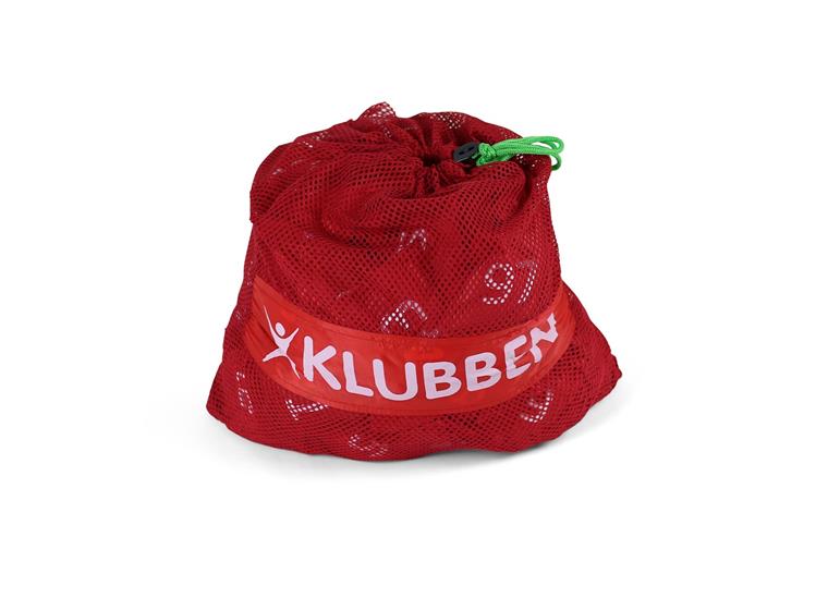 101 beanbags with numbers 0-100 Red - print both sides + mesh bag 