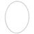 Gymnastikkring konkurranse diameter 87cm op, White 