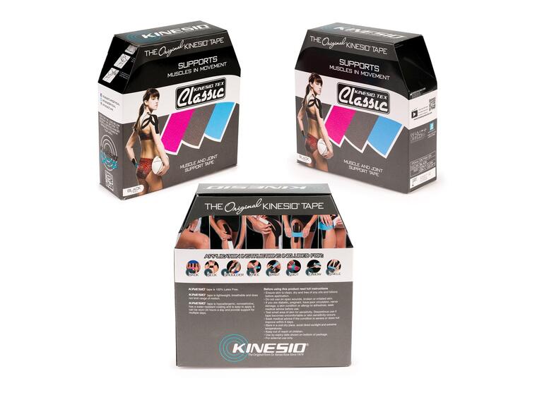 Kinesio | Tex Classic Kinesioteippi Musta | 31,5 m x 5 cm 
