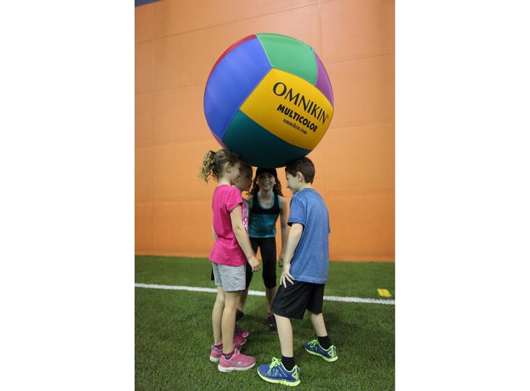 Omnikin® | Multicolor-pallo 84 cm Superkevyt pallo vahvalla päällisellä 
