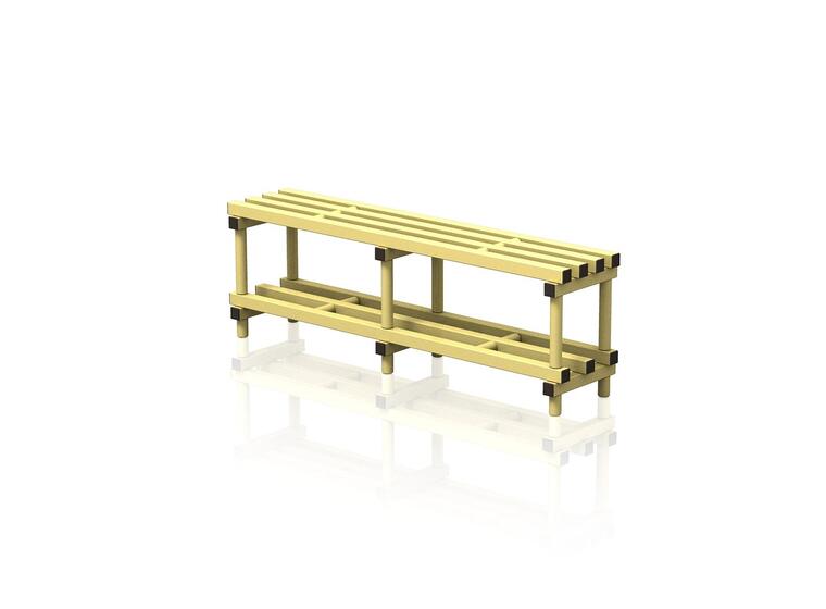 Penkki märkätiloihin 150 cm Keltainen 35 cm 