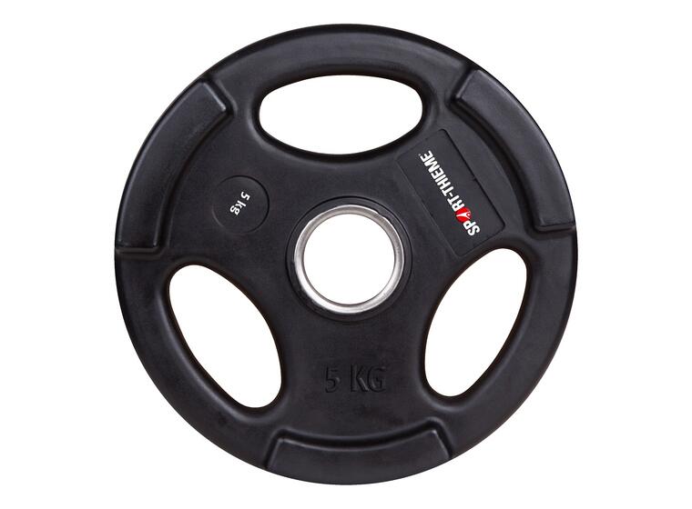 Sport-Thieme | Olympiapainolevy 5 kg 50 mm | Musta 