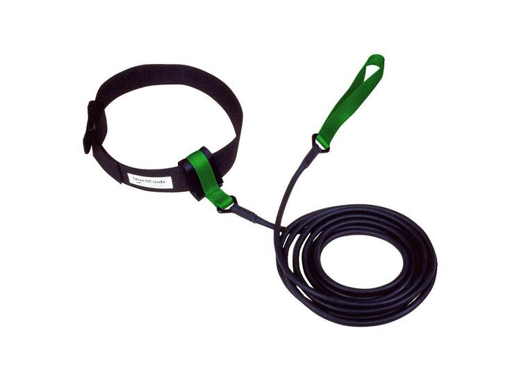 StrechCordz® Long Belt Slider Vastusköysi, Vihreä / Raskas 