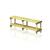 Single benches 150 cm Yellow 35 