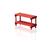 Single benches 90 cm Red 35 
