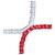 Knotless Net for Men's  Football Goals 7 50x250 cm 