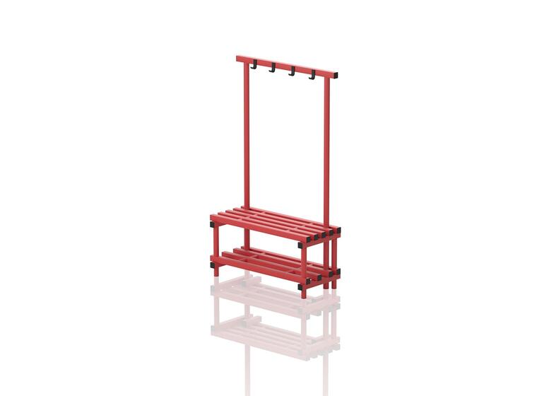 Benches with hanger Red 100 cm 