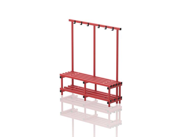 Benches with hanger Red 200 cm 