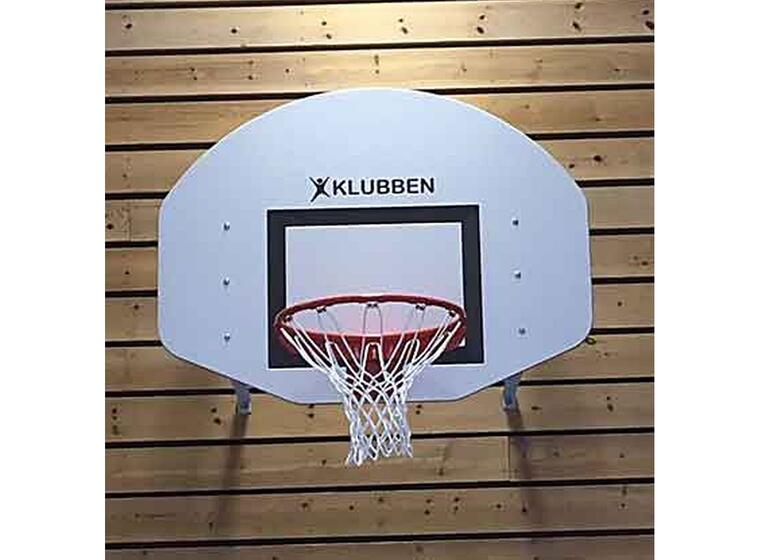 Koripallosetti Klubben Takalevy, kori ja seinäkiinnike 