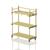 Mobile shelf with hooks MSH1360/600 138 x 60 x 177 cm 