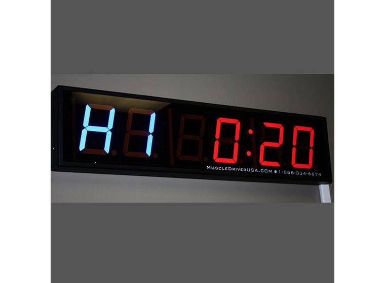 Digital Led Timer Veggmontert stoppeklokke 