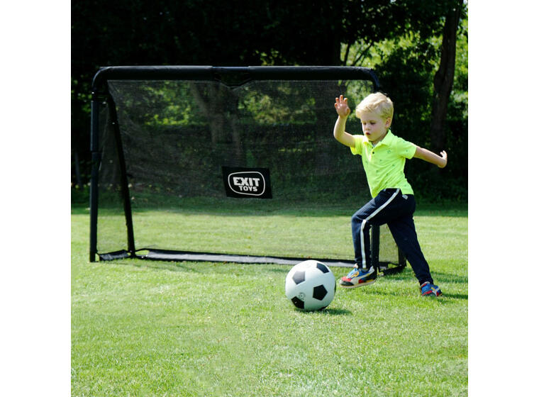 EXIT Maestro Soccer Goal 12ft Black 