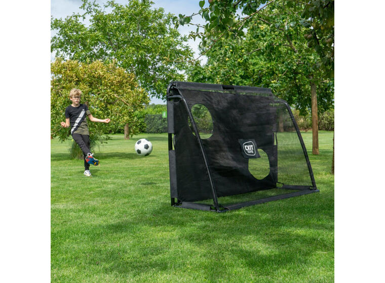 EXIT Maestro Soccer Goal 12ft Black 