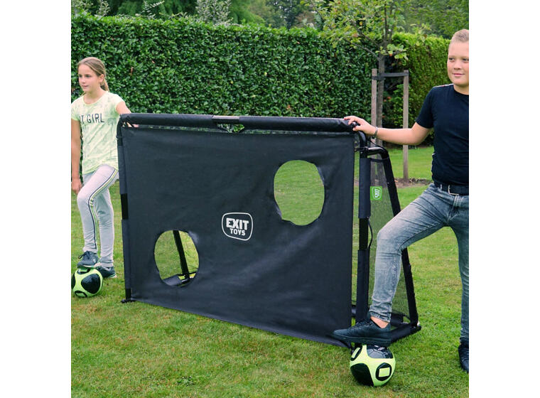 EXIT Maestro Soccer Goal 12ft Black 