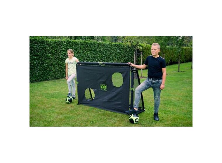 EXIT Maestro Soccer Goal 12ft Black 