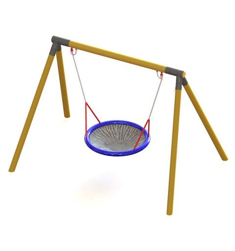 Keinuteline py&#246;re&#228;ll&#228; profiililla Linnunpes&#228;keinulle