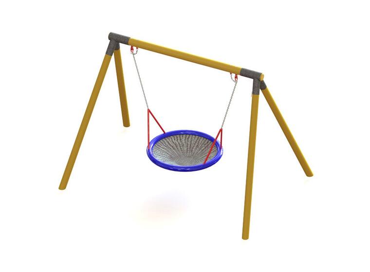 Keinuteline pyöreällä profiililla Linnunpesäkeinulle 