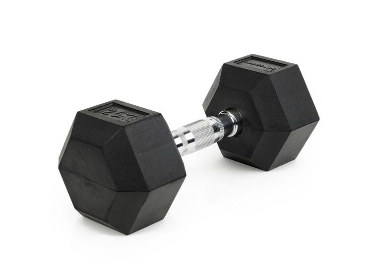 Manual Sport-Thieme Rubber Hex 12,5 kg 1 stk. dumbbell 