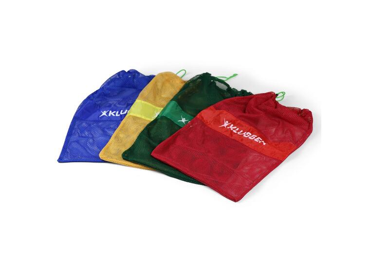 Nettingbag mesh sett 4 stk Blå - Grønn - Gul - Rød | 60x40 cm 