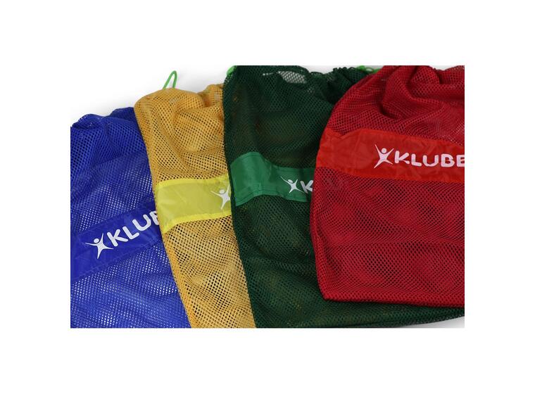 Nettingbag mesh sett 4 stk Blå - Grønn - Gul - Rød | 60x40 cm 