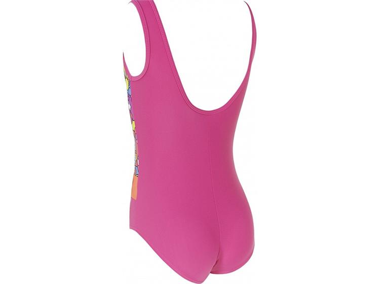 Playtime Retro Scoopback Badedrakt 80cm Zoggs - Multi/Rosa - Elastomax - Barn 
