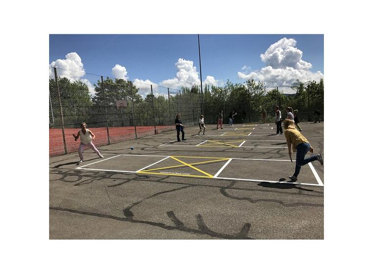 Street Racket | Pelisetti kahdelle Uusi hauska mailapeli 