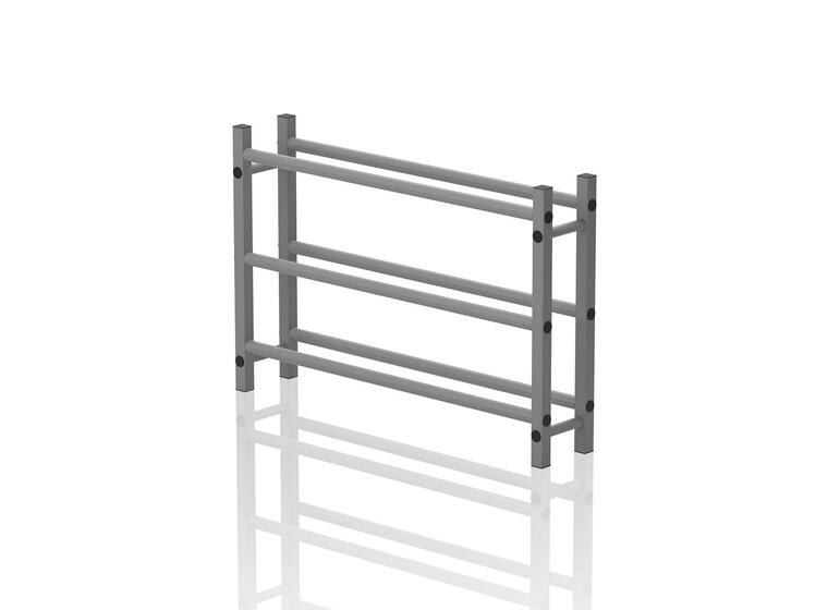 Vendiplas | Säilytysteline Palloille | 133x90x26 cm | Harmaa 