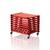T(S) with top cover Red 104 x 69 x 84 cm 
