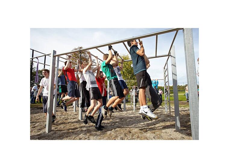 Playparc | Allround Ulkoilmatreenipuisto 5,72x5,45x3,02 m 