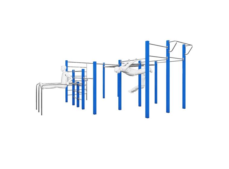 Playparc | Allround Ulkoilmatreenipuisto 5,72x5,45x3,02 m 