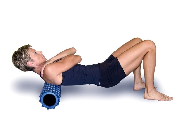 RumbleRoller Foam Roller Svart 12,5 x 56 cm | Ekstra fast 