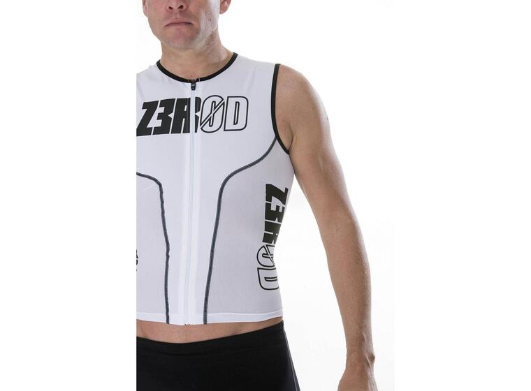 ZEROD iSINGLET Man L Pyöräilypaita | Armada | White 